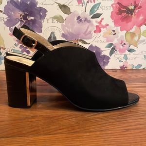 Liz Claiborne peep toe heels